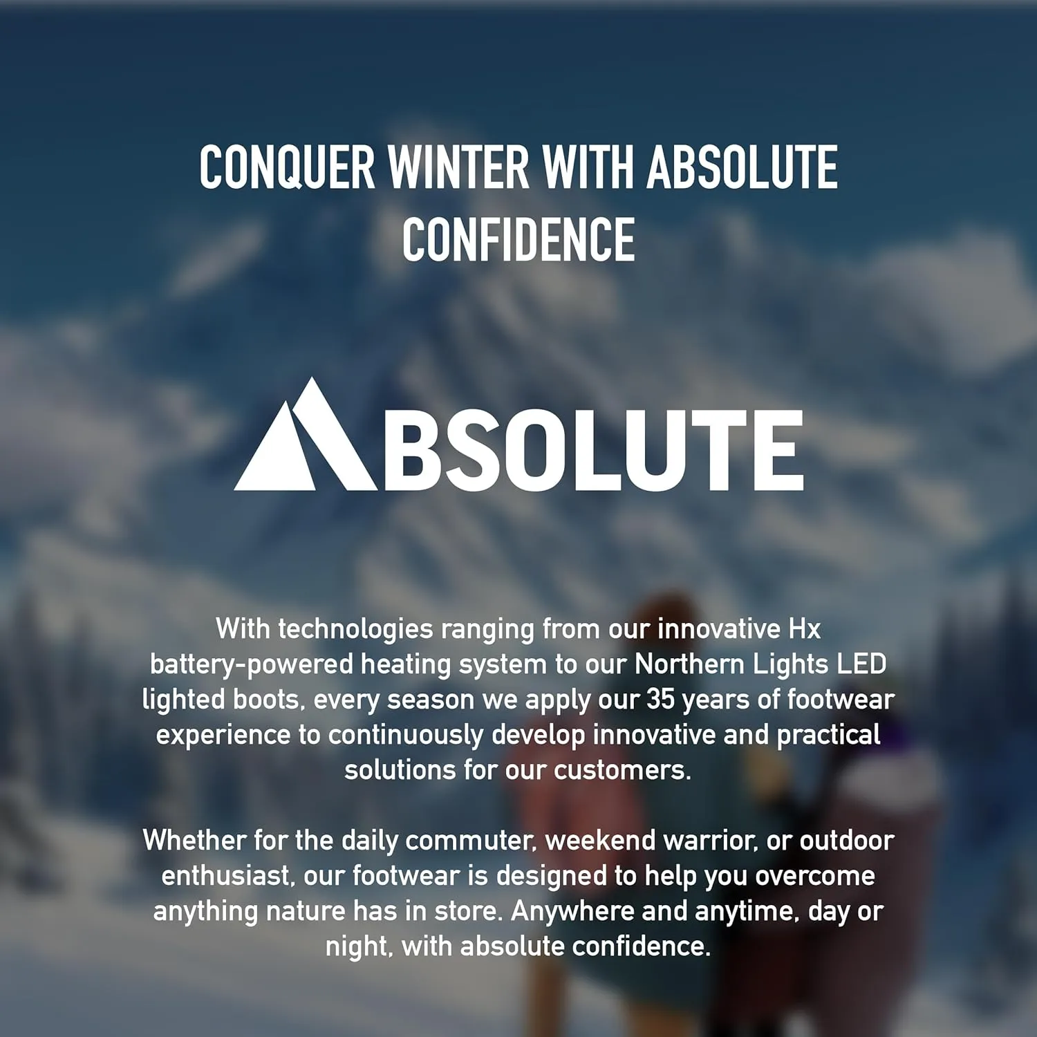 Absolute Sequencer 2 Snow Winter Boots for Men, Warm, Insulated, Waterproof Shell