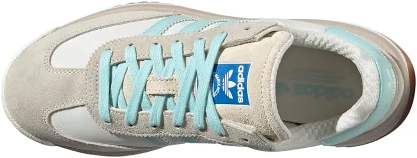 adidas Womens Sl 72 Rtn Lace Up Sneakers Shoes Casual - Blue, Off White