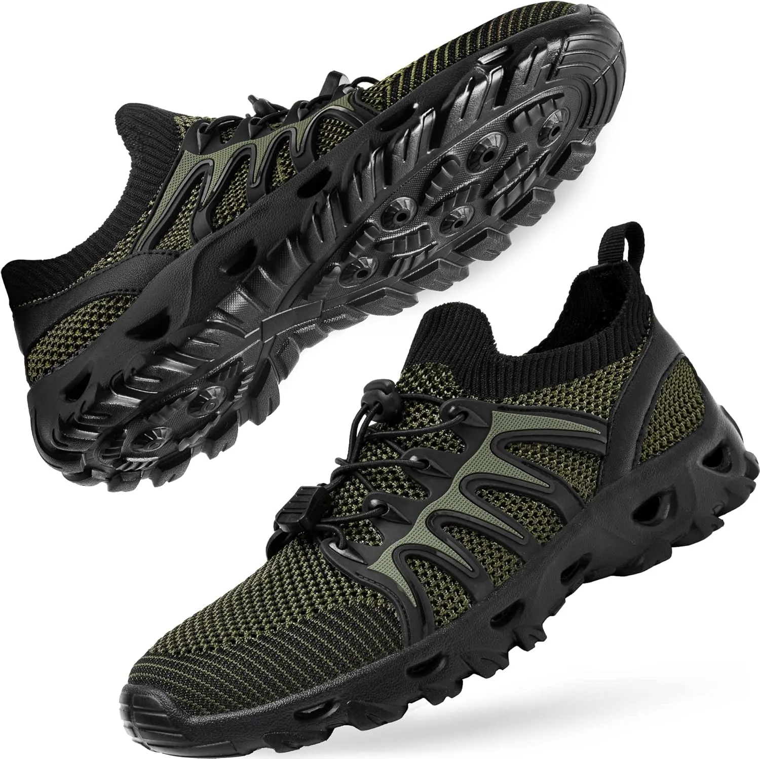Alibress Water Shoes for Women Men Quick-Dry Aqua Shoes Men's Hiking Water Shoes Women's Beach Shoes Lightweight Water Sports Shoes for Swimming Fishing Kayaking