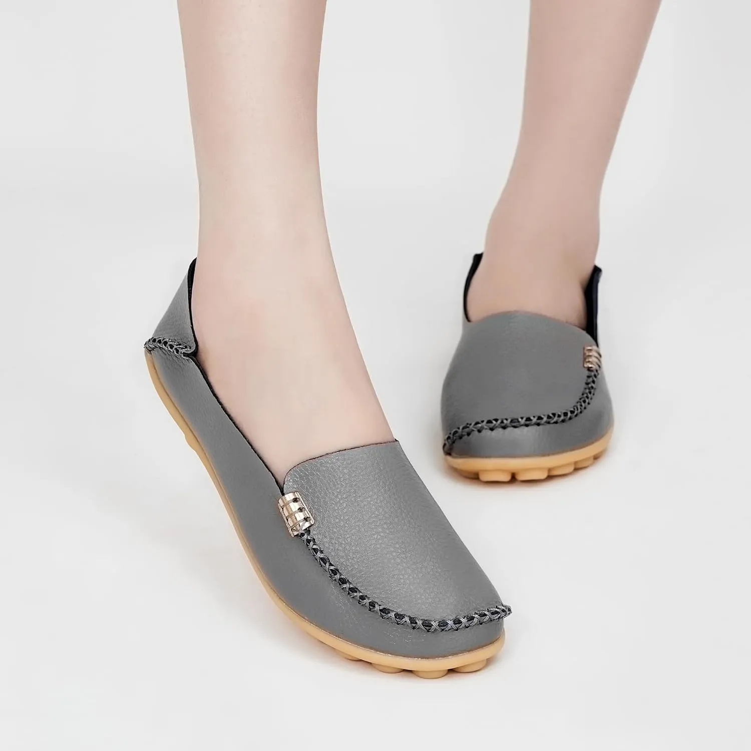 Alicegana Loafers for Women Shoes Casual: Slip on Flat Shoes Ladies Comfortable Dressy Moccasins Driving Penny Loafers