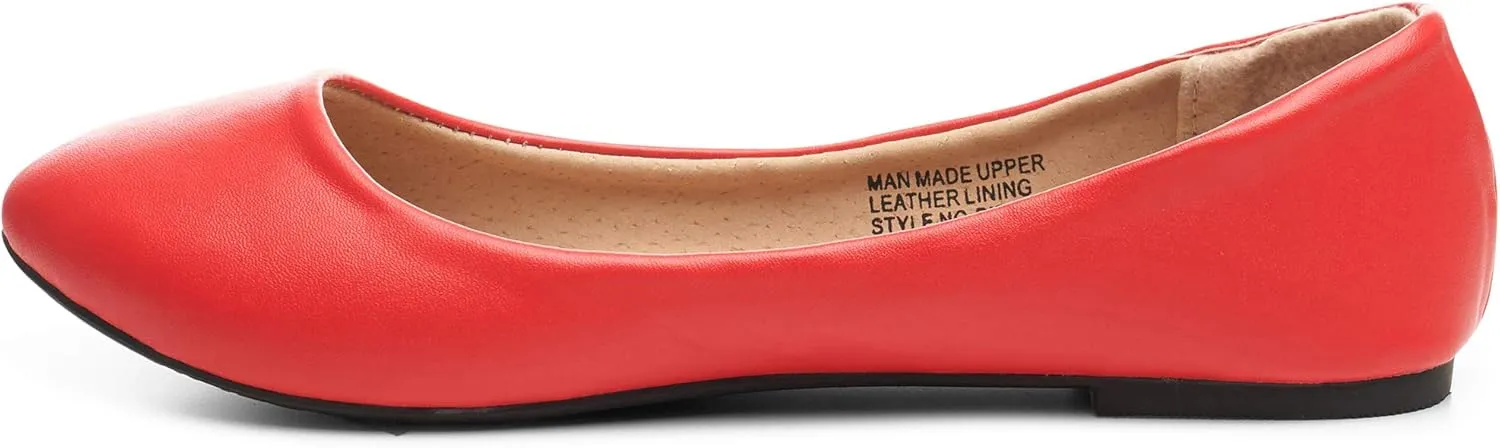 Alpine Swiss Womens Pierina Round Toe Ballet Flats