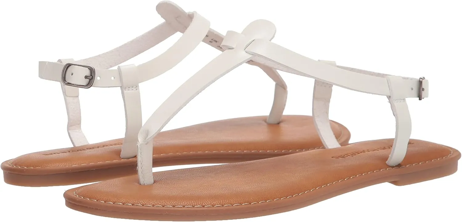 Amazon Essentials Women's Casual Thong Sandal with Ankle Strap