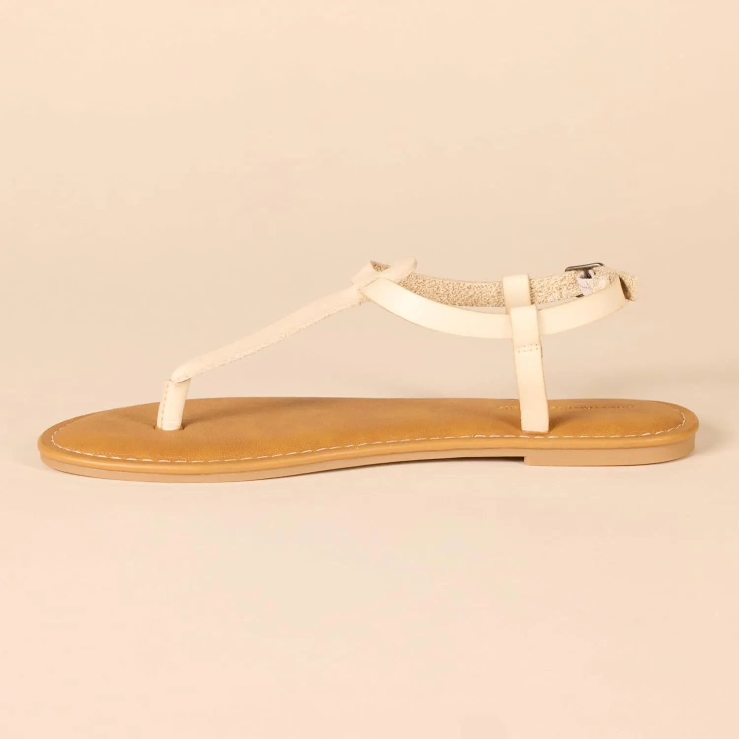 Amazon Essentials Women's Casual Thong Sandal with Ankle Strap