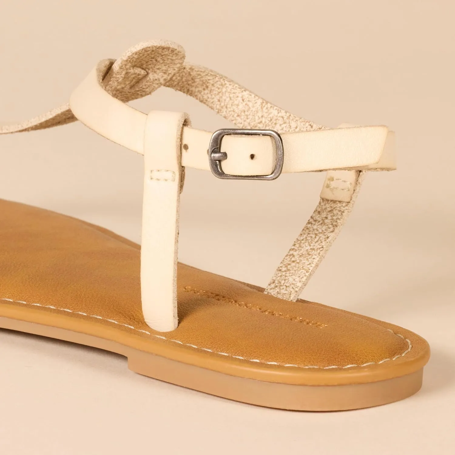 Amazon Essentials Women's Casual Thong Sandal with Ankle Strap