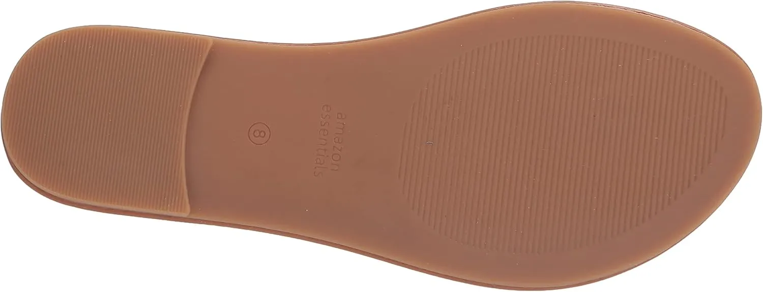 Amazon Essentials Women's Casual Thong Sandal with Ankle Strap