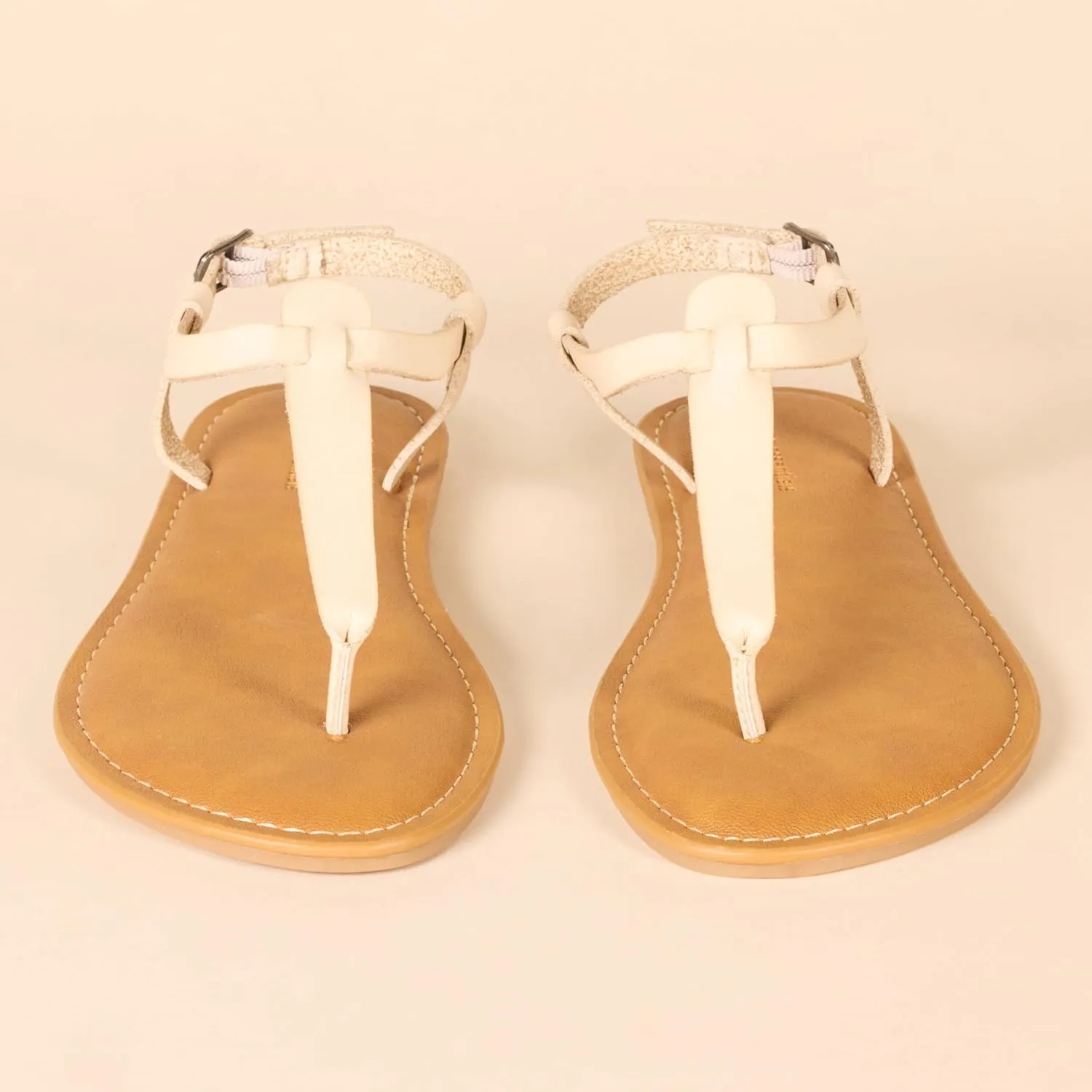 Amazon Essentials Women's Casual Thong Sandal with Ankle Strap