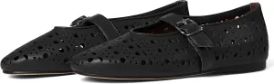 AMINUGAL Mesh Ballet Flats Shoes for Women Fashion Round Toe Fishnet Flats for Women Buckle Strap Mary Jane Shoes Women Comfortable Casual Office Daily Dress Ballerina Shoes