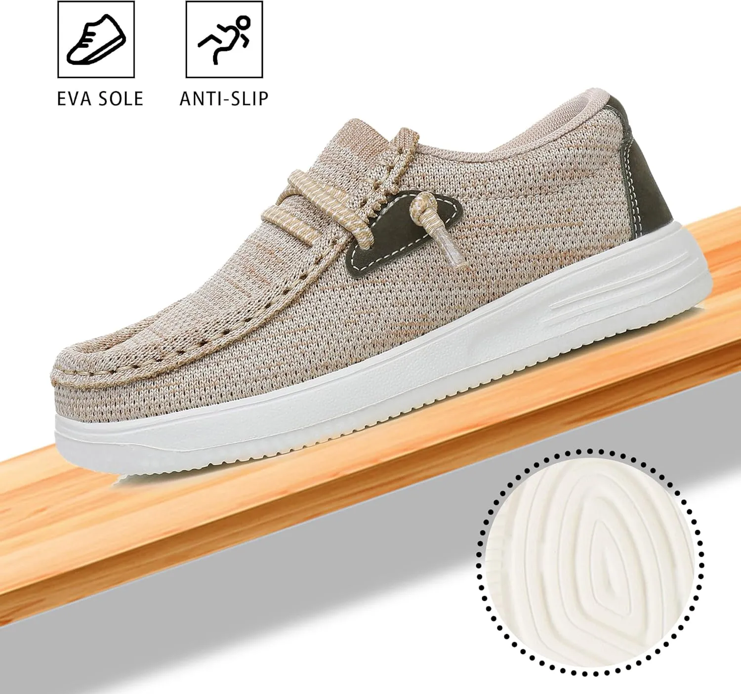 Apakowa Kids Boys Slip On Loafers Boat Shoes Girls Loafers Shoes (Toddler/Little Kid/Big Kid)