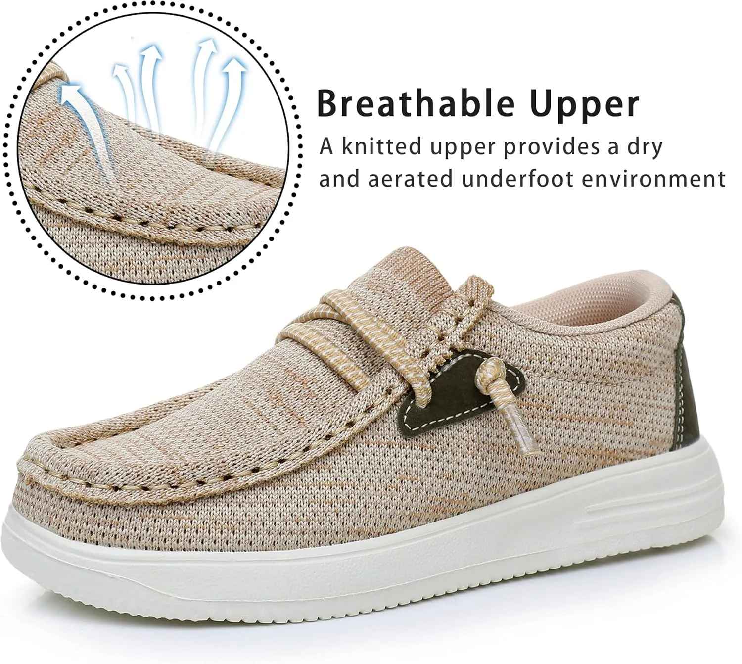 Apakowa Kids Boys Slip On Loafers Boat Shoes Girls Loafers Shoes (Toddler/Little Kid/Big Kid)
