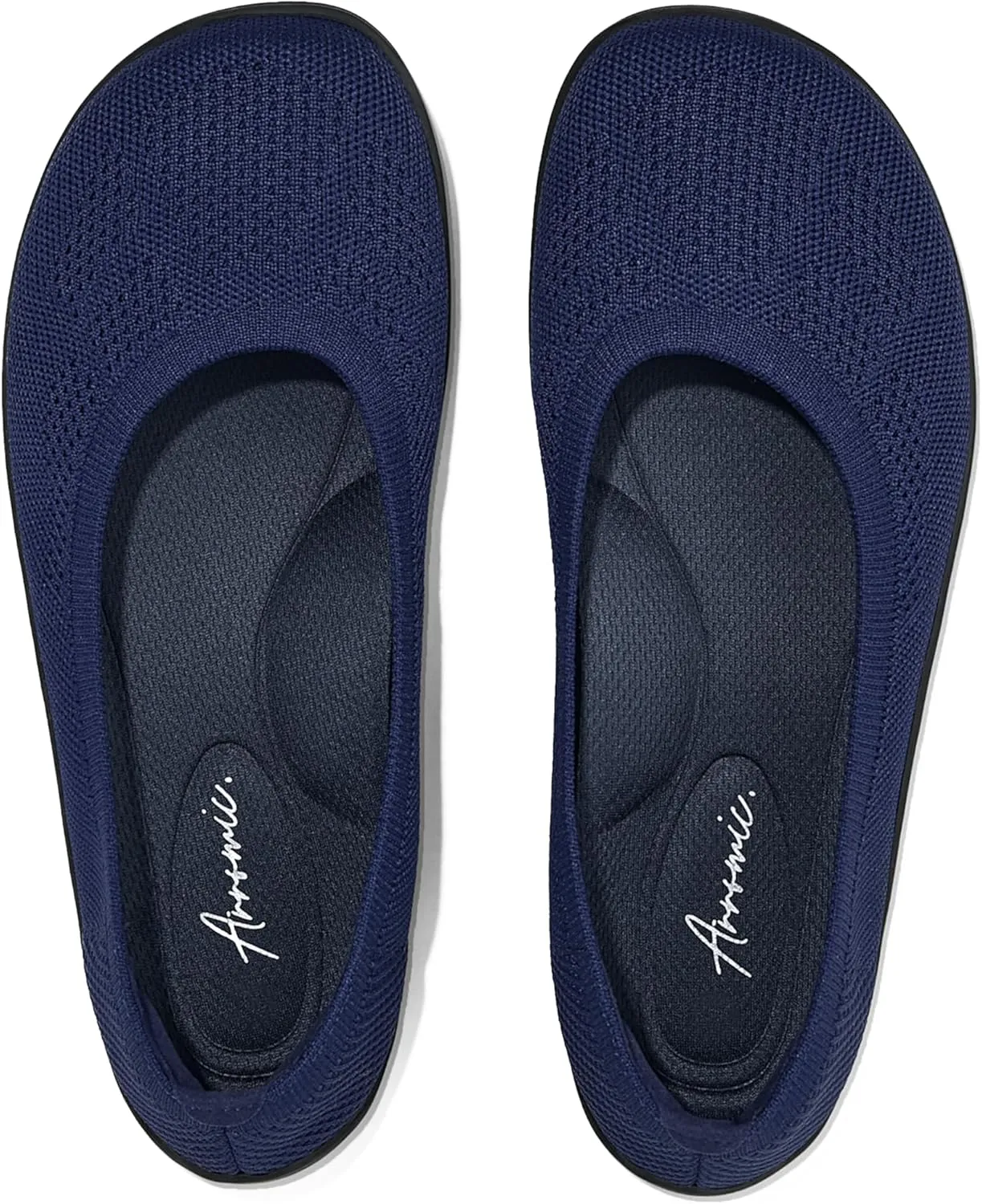 Arromic Women Flats Comfortale V-Cut Flat Shoes for Women Ballet Flats Wide Toe Box