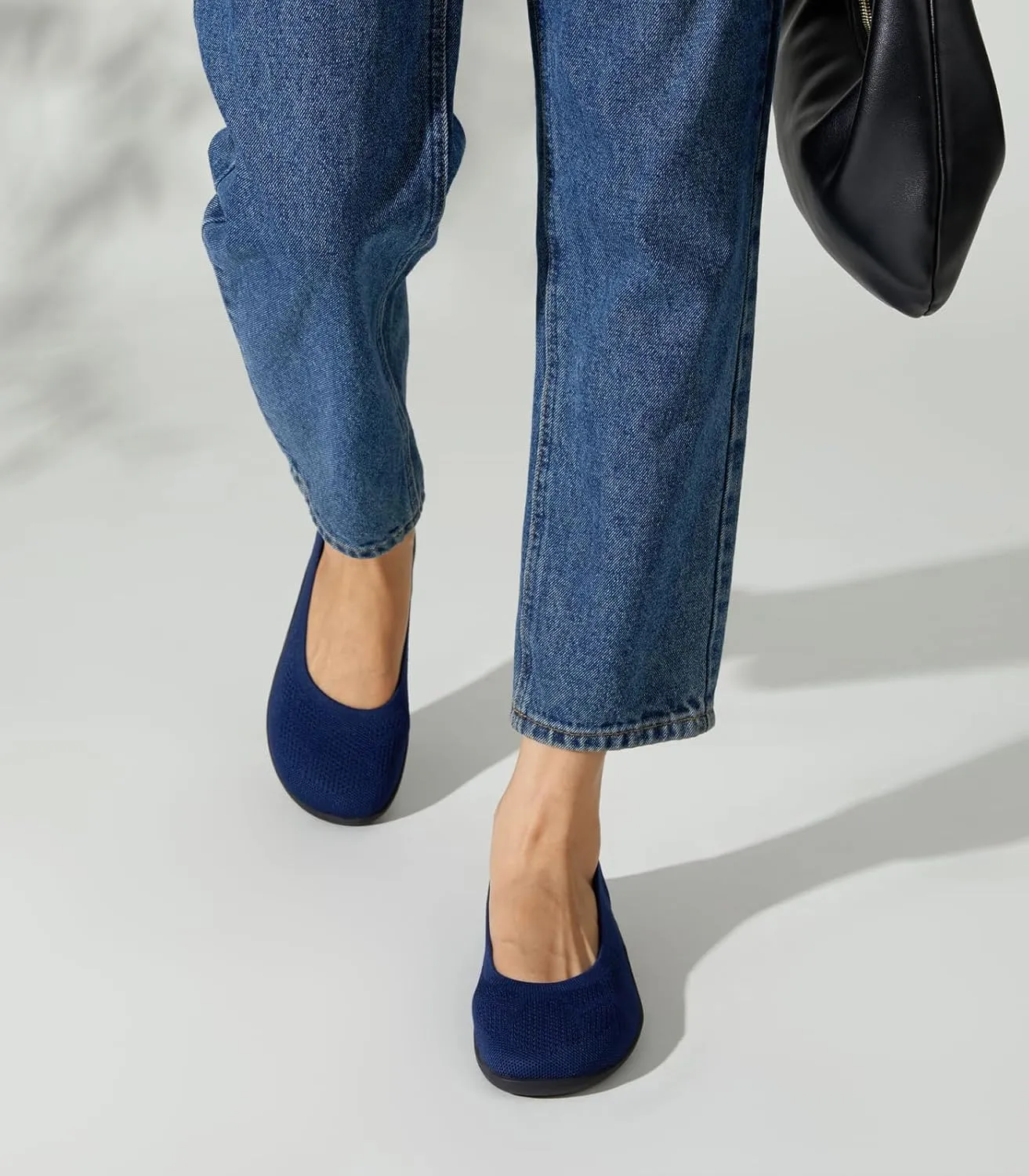 Arromic Women Flats Comfortale V-Cut Flat Shoes for Women Ballet Flats Wide Toe Box