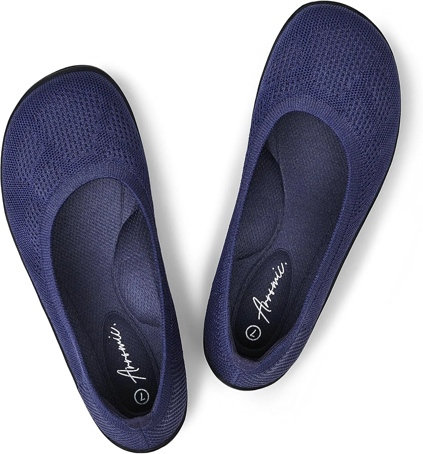 Arromic Women Flats Comfortale V-Cut Flat Shoes for Women Ballet Flats Wide Toe Box