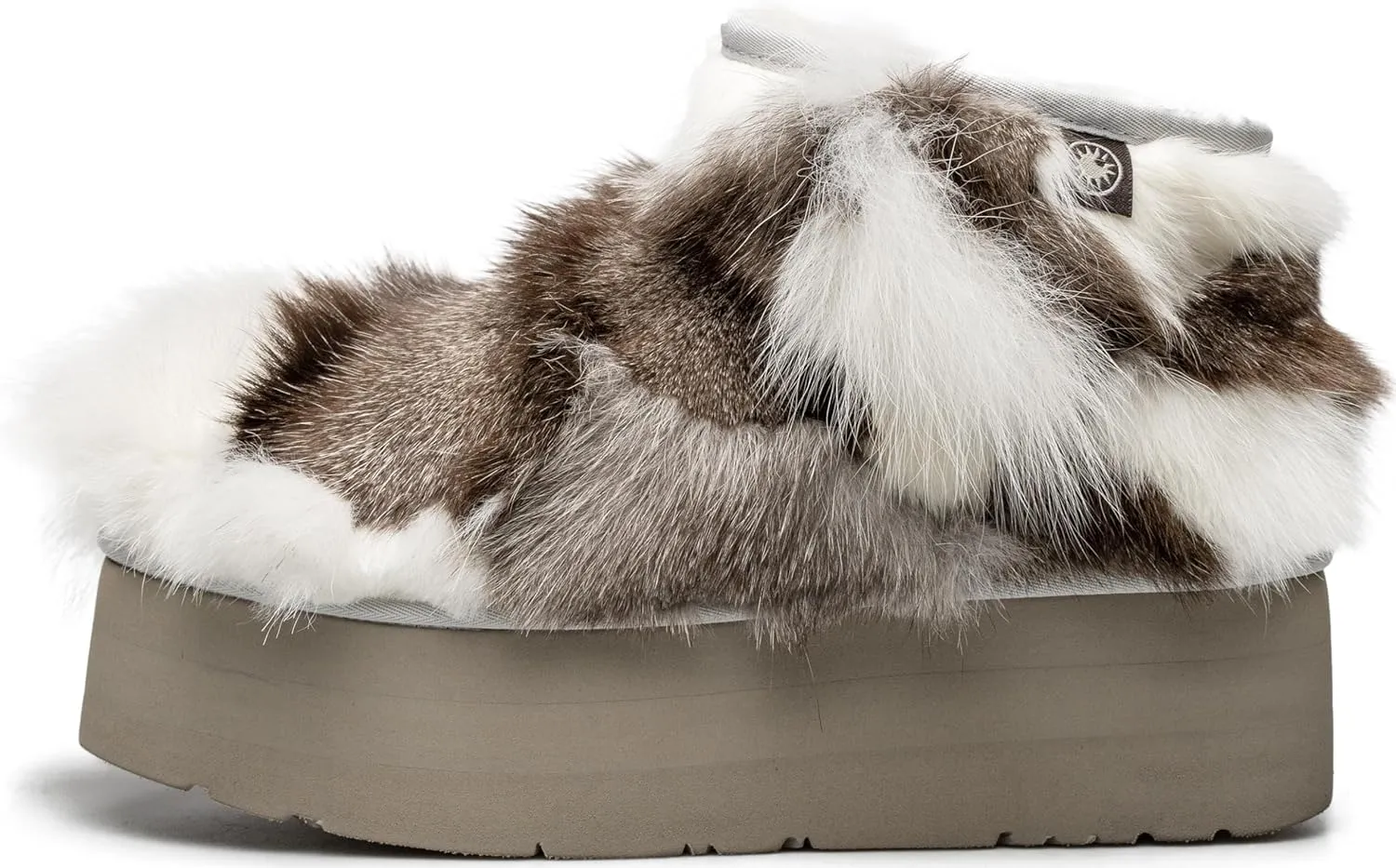 AU&MU Aumu Womens Short Winter Snow Boots Classic Thermal Fur Boot Furry Fluffy Warm