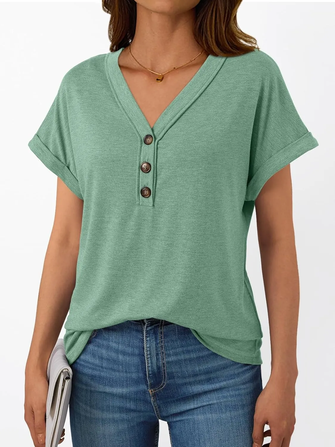 AUTOMET Short Sleeve V Neck T Shirts Womens Cap Sleeve Summer Casual Dressy Tops