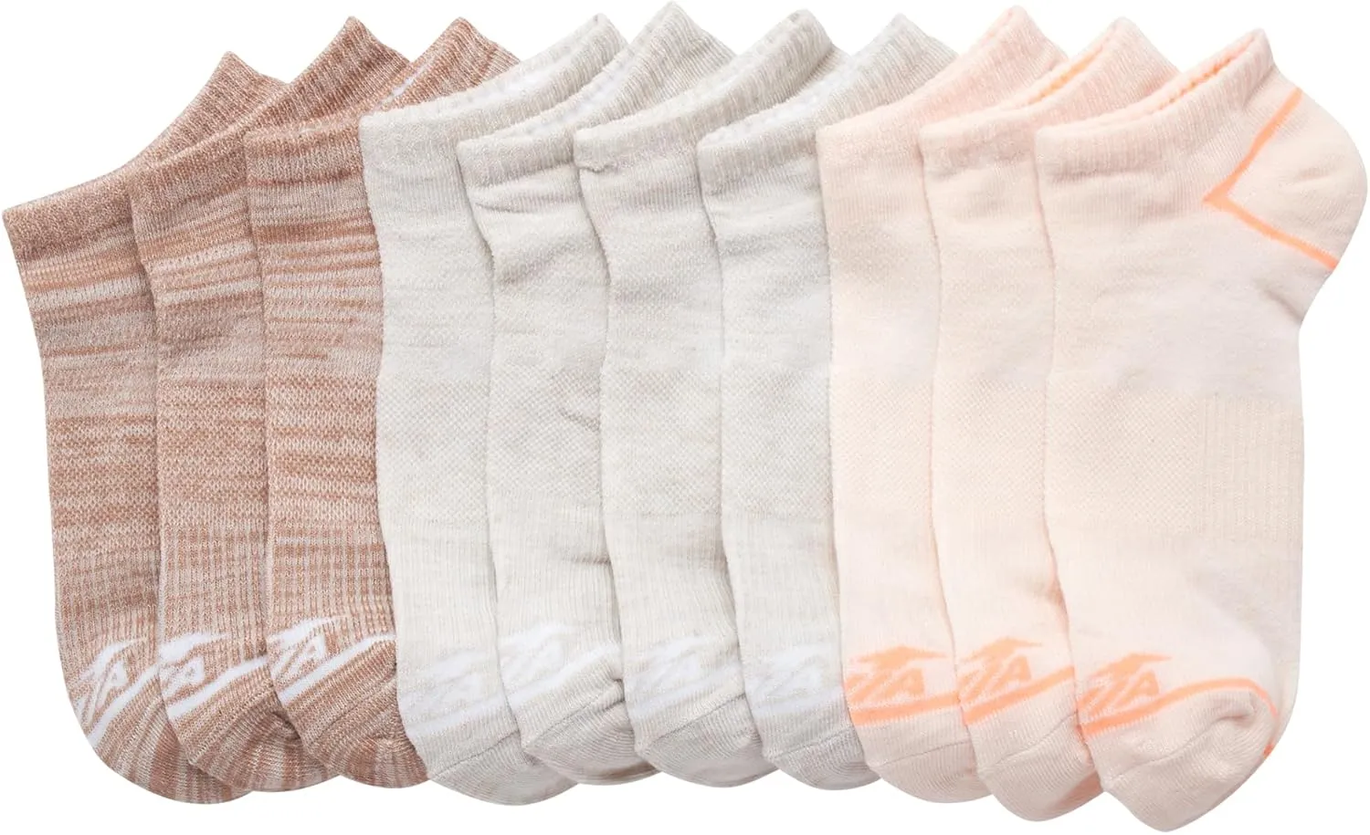Avia Women's Athletic Low Cut Socks - 10 Pack Performance Stretch Cushioned Ankle Socks for Running and Workout (4-12)