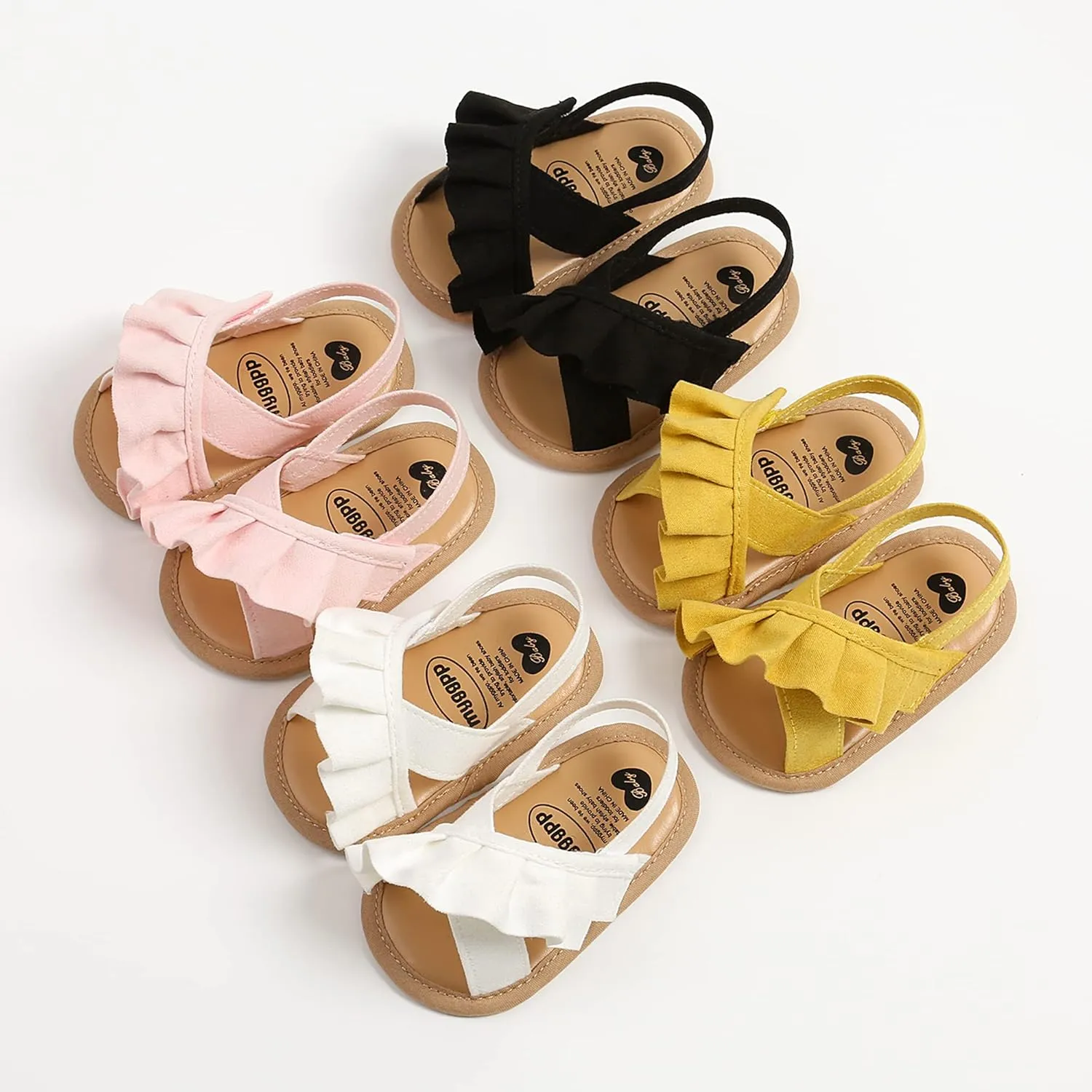 Baby Girls Sandals Summer Shoes Outdoor First Walker Toddler Girls Shoes for Summer