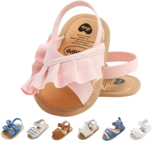 Baby Girls Sandals Summer Shoes Outdoor First Walker Toddler Girls Shoes for Summer