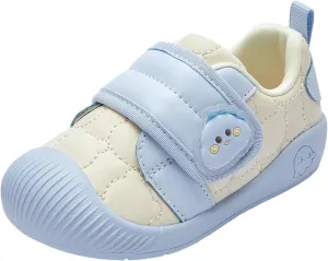 Balabala Toddler Casual Sneakers Unisex Kids Walking Shoes with Hook and Loop, Breathable Cozy and Lightweight
