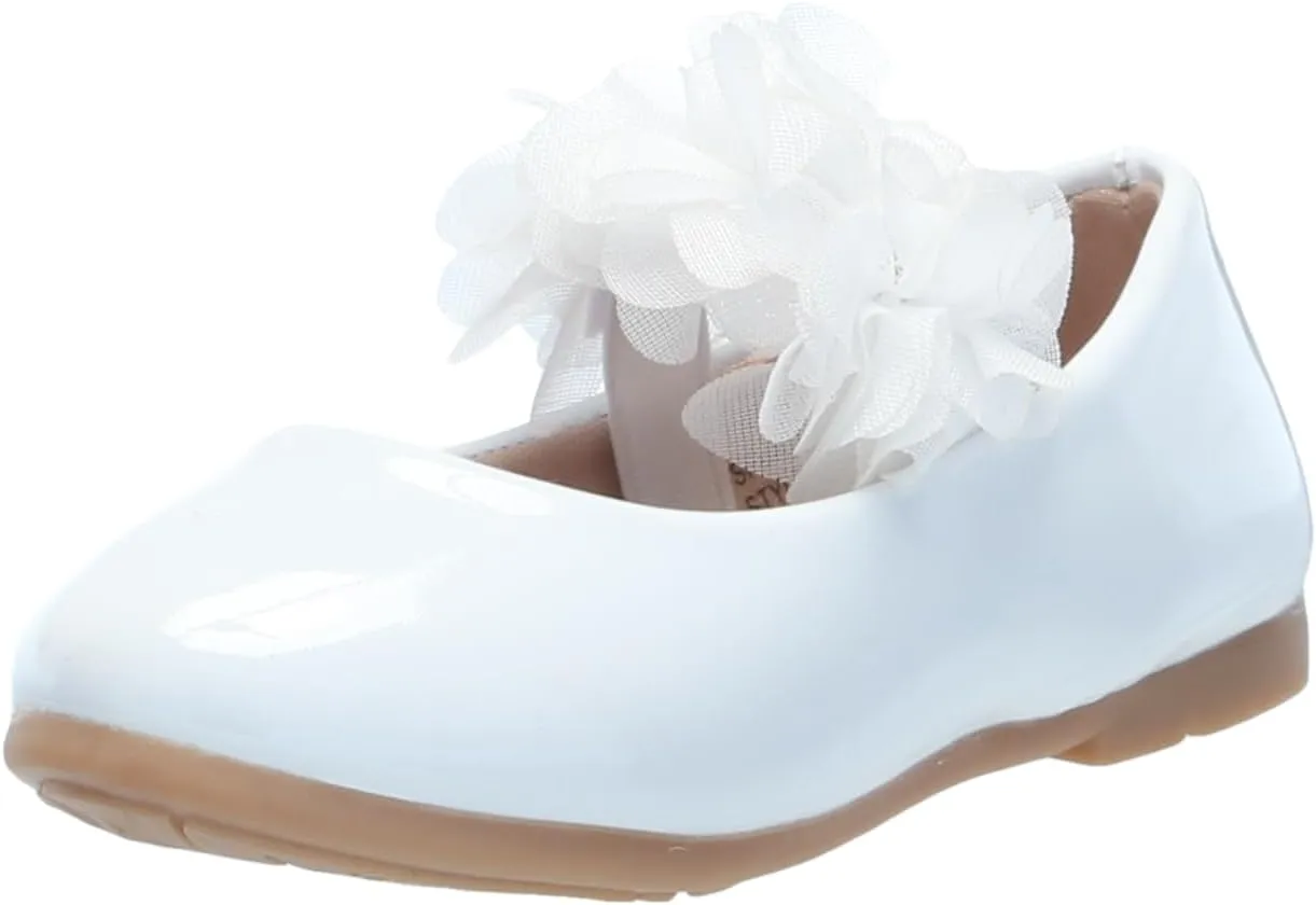 Ballerina Flats - Girls Classic Leatherette Ballet Shoe (Toddler Little Kid Big Kid)