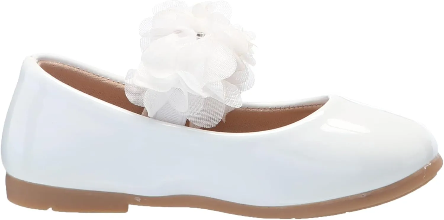 Ballerina Flats - Girls Classic Leatherette Ballet Shoe (Toddler Little Kid Big Kid)