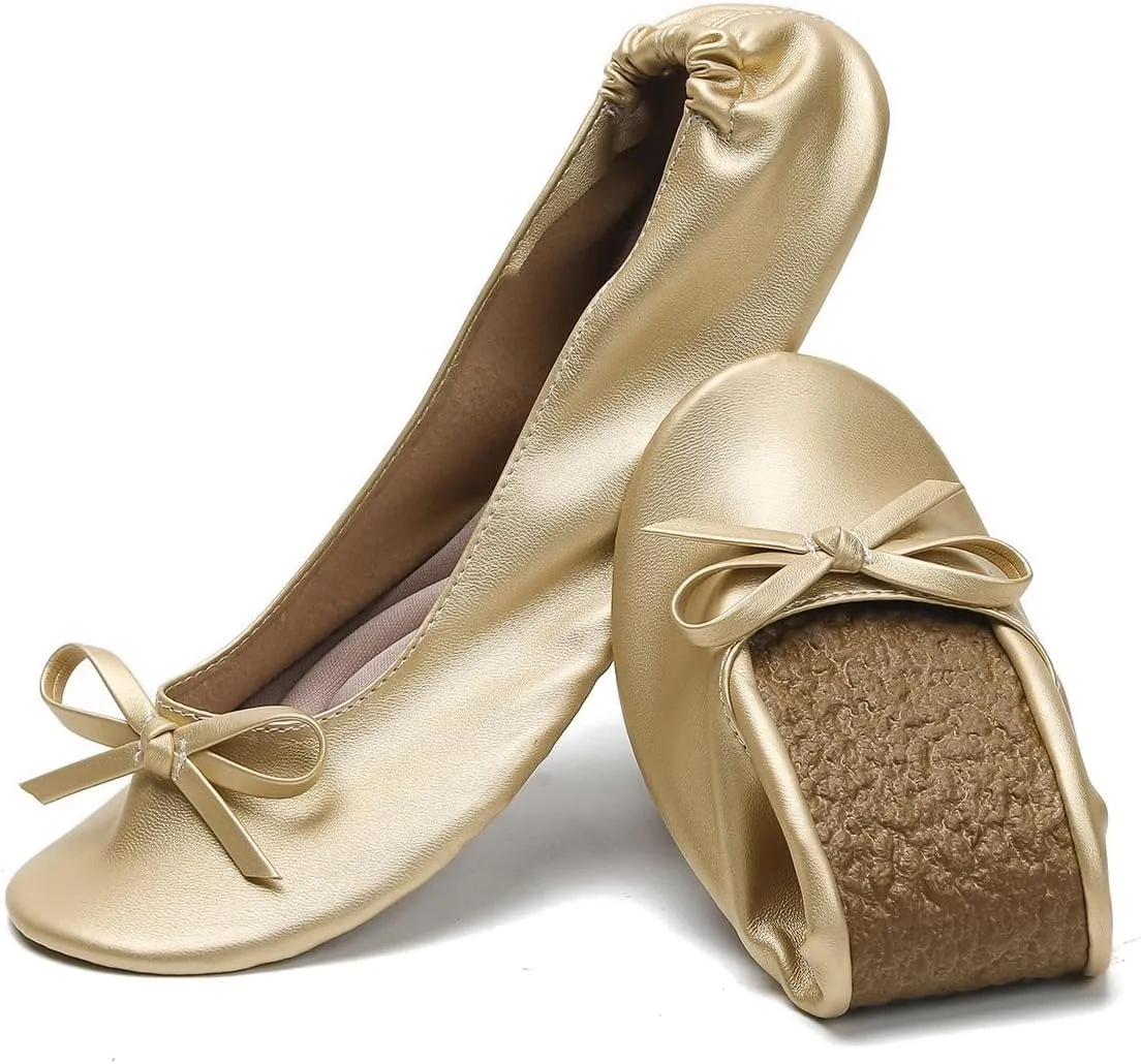 Ballet Flats Ballet Slippers Women Dance Shoes Womens Black Ballet Flats Ballerina Flats Foldable Flats for Women