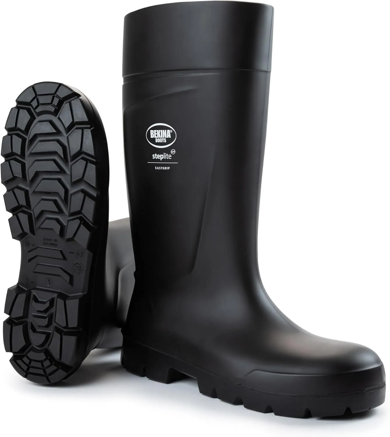 Bekina Steplite EasyGrip O4 Waterproof Wellington Boots for Men and Women - Ultra Lightweight Non Slip Work Boots with SRC Certified Traction Outsoles