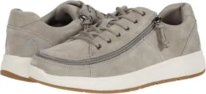 BILLY Footwear Comfort Suede Lo for Women - Lace-up Style, Lightweight and Zip Around Closure Modern Sneakers