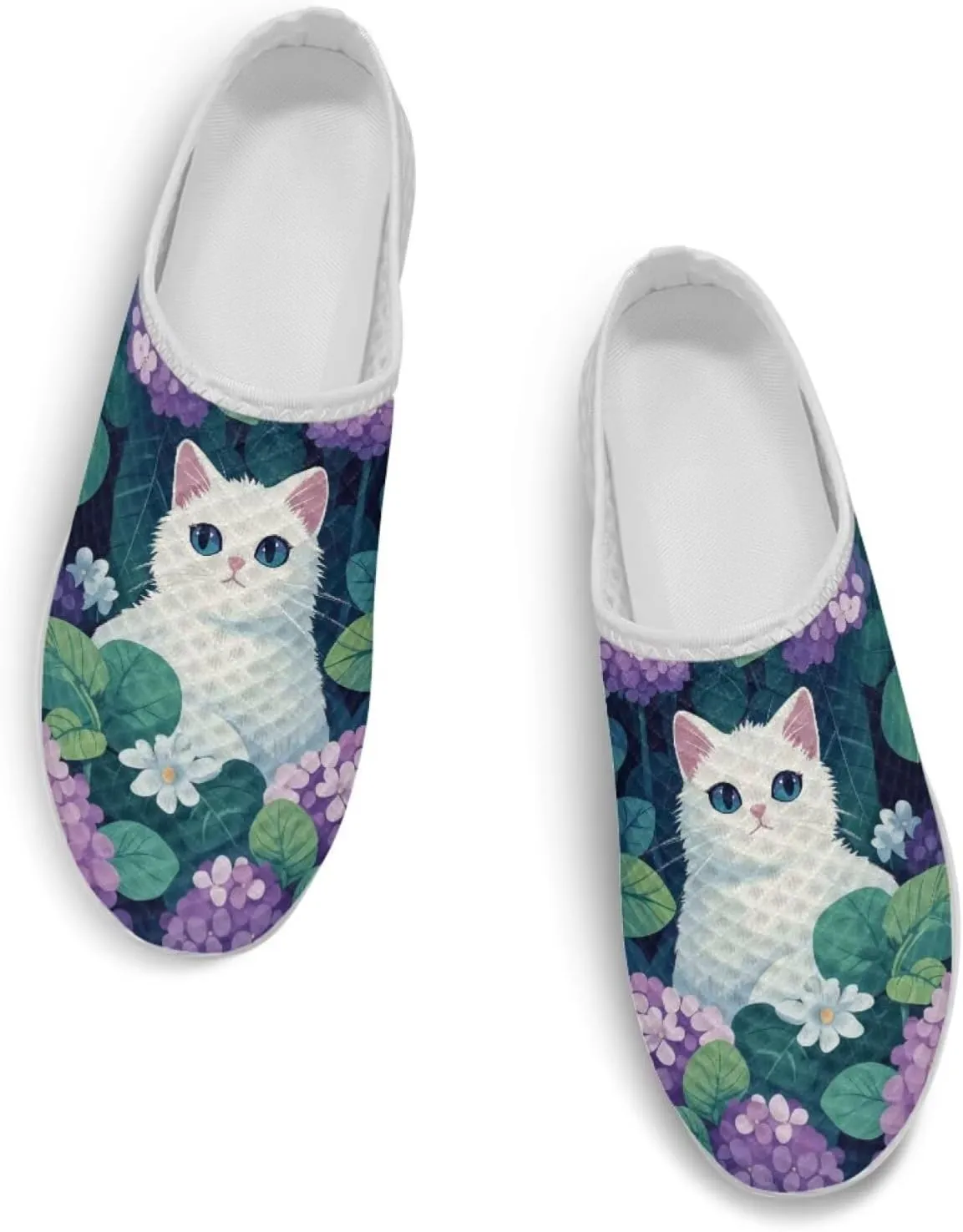 Binienty Clogs for Women Slip on Mesh Mule Shoes Arch Support Garden Clogs with EVA Sole