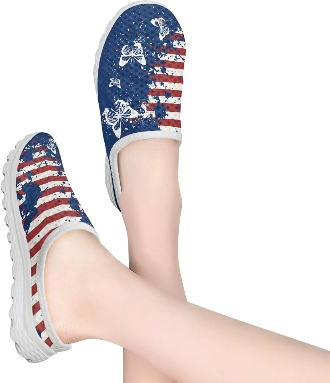 Binienty Mule Sneakers for Women Soft EVA Sole Anti-Slip Garden Clogs Fashion Slip on Loafers