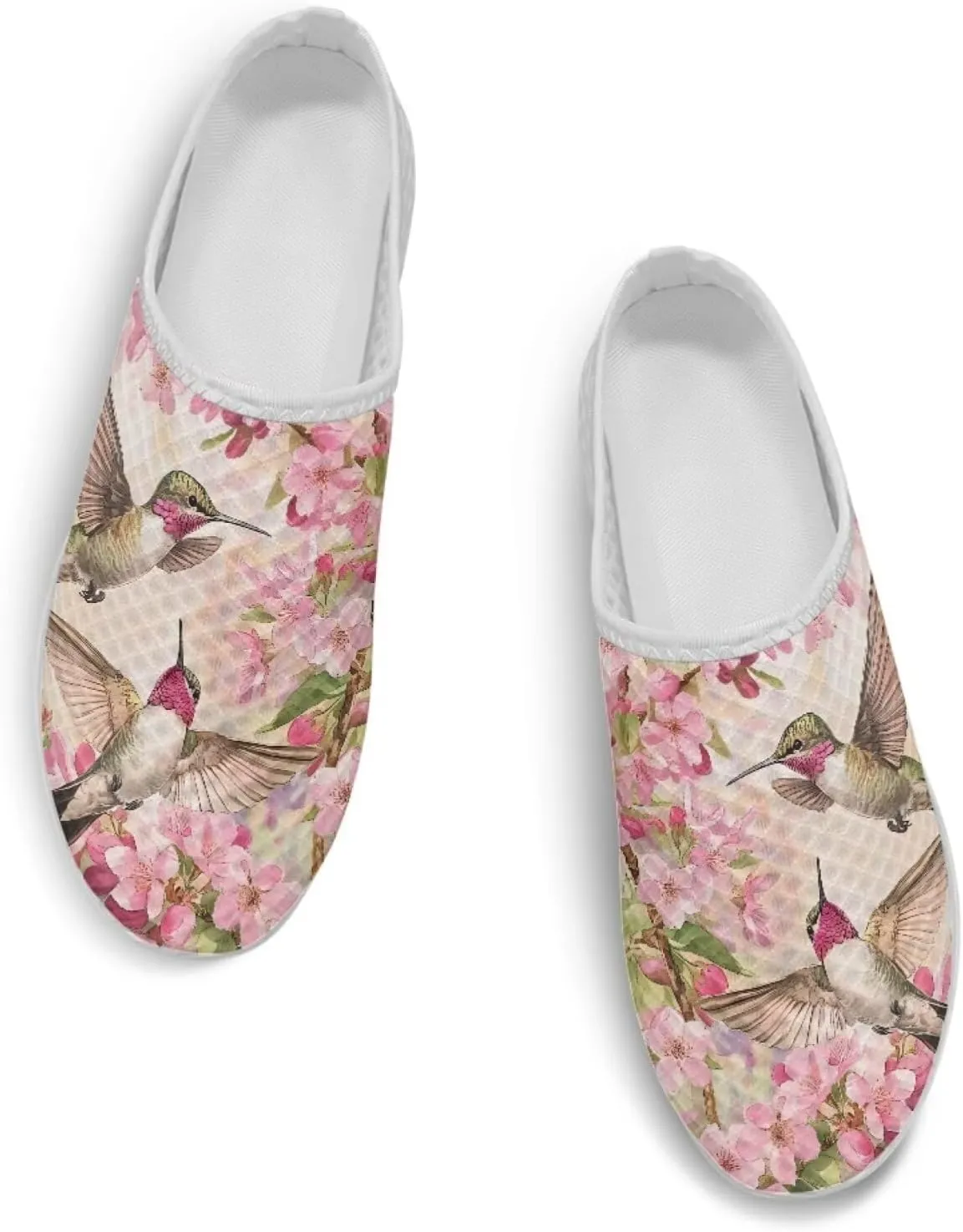 Binienty Womens Mule Shoes Slip on Mesh Garden Clogs Fashion Four Seasons Walking Shoe Outdoor Footwear