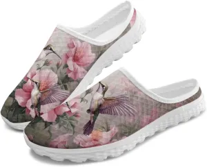 Binienty Womens Mule Shoes Slip on Mesh Garden Clogs Fashion Four Seasons Walking Shoe Outdoor Footwear