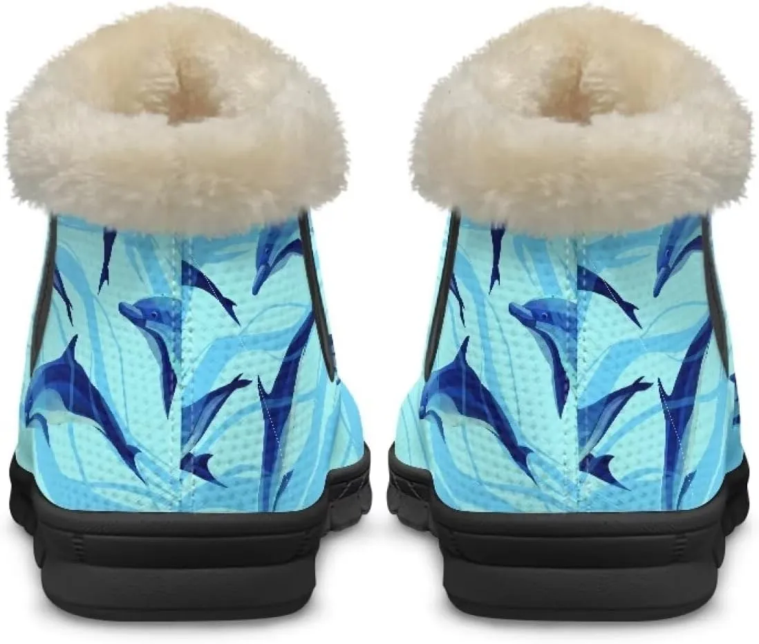Binienty Womens Snow Boots Winte Fur Lined Cozy Warm Insulated Fuzzy Boots