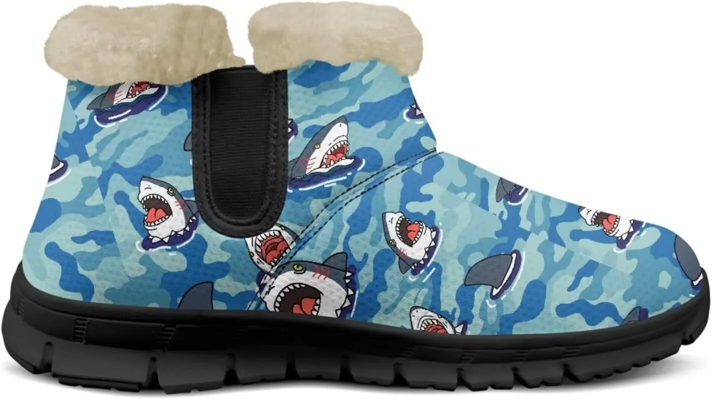 Binienty Womens Snow Boots Winte Fur Lined Cozy Warm Insulated Fuzzy Boots