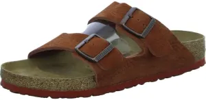 Birkenstock Arizona Nubuck Leather Sandals - Iconic Two-Strap Design with Soft Footbed Comfort - Multiple Colors & Sizes