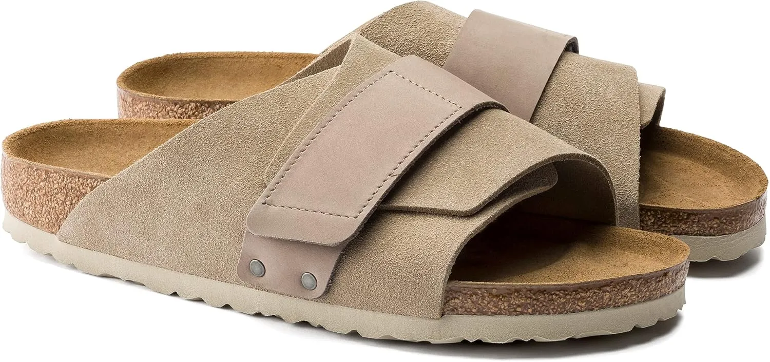 Birkenstock Men's Kyoto Suede Nubuck Sandals