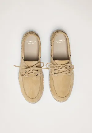 Boat Shoes - Champagne Suede