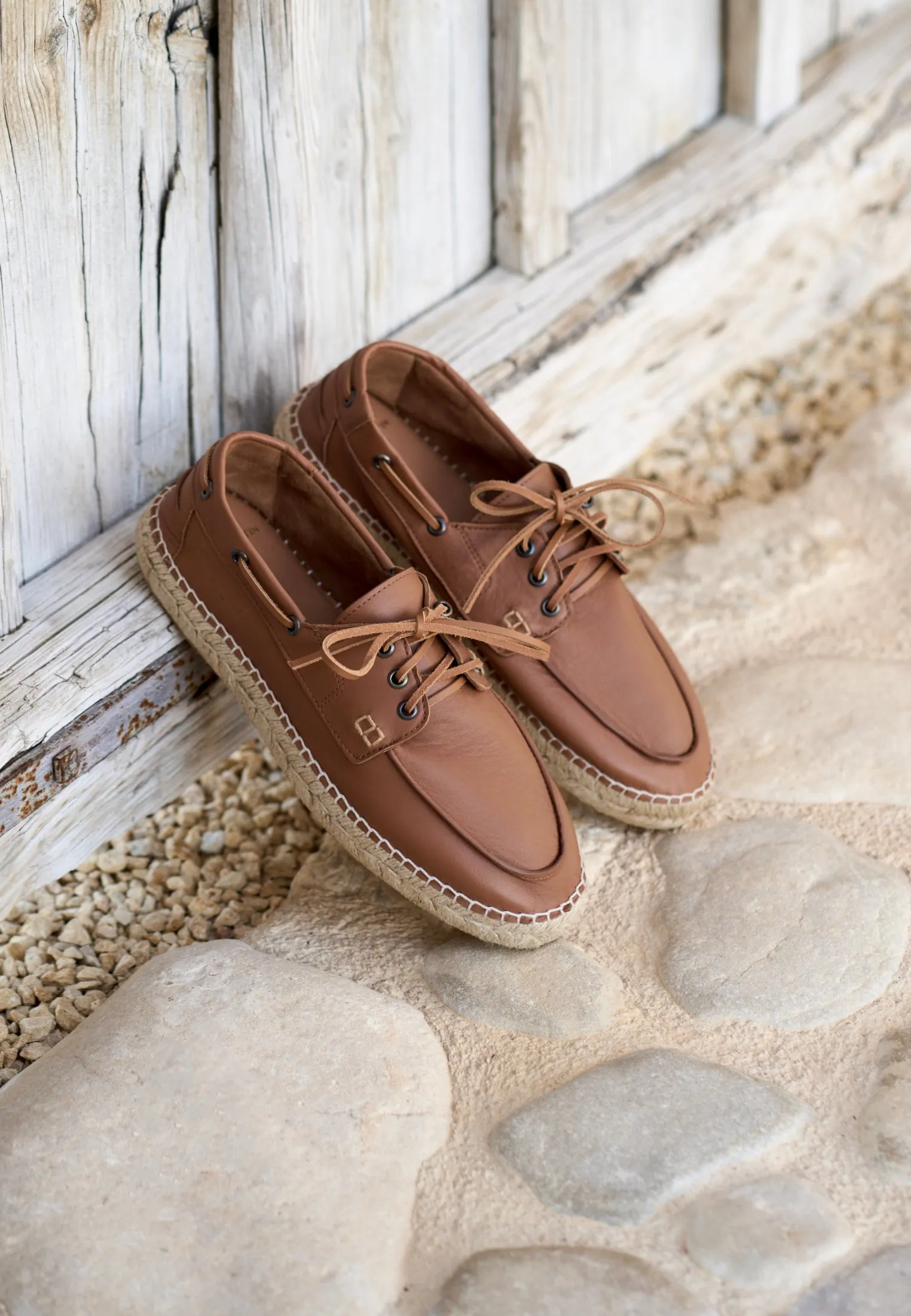 Boat Shoes - Cuoio Leather