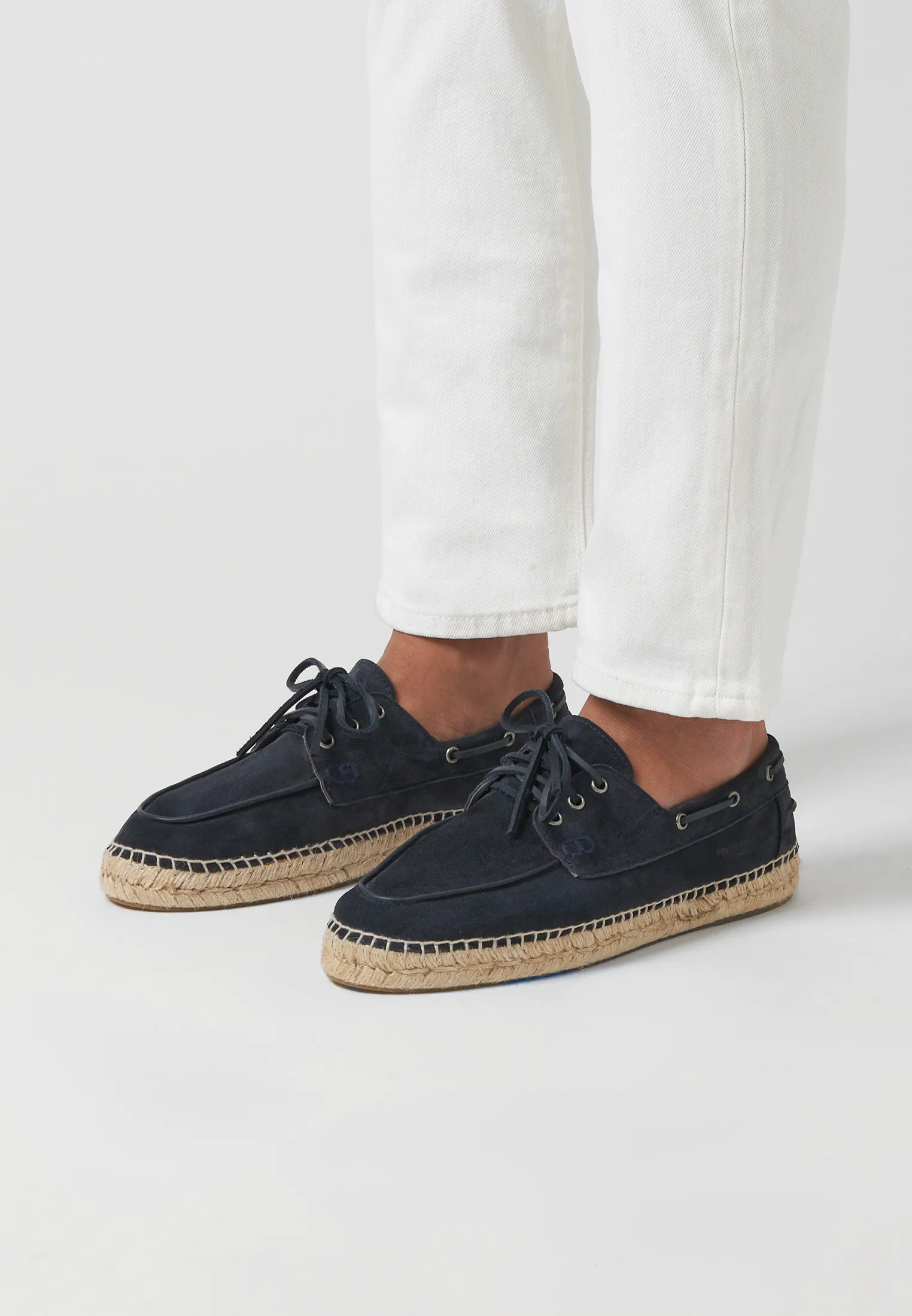 Boat Shoes - Navy Suede