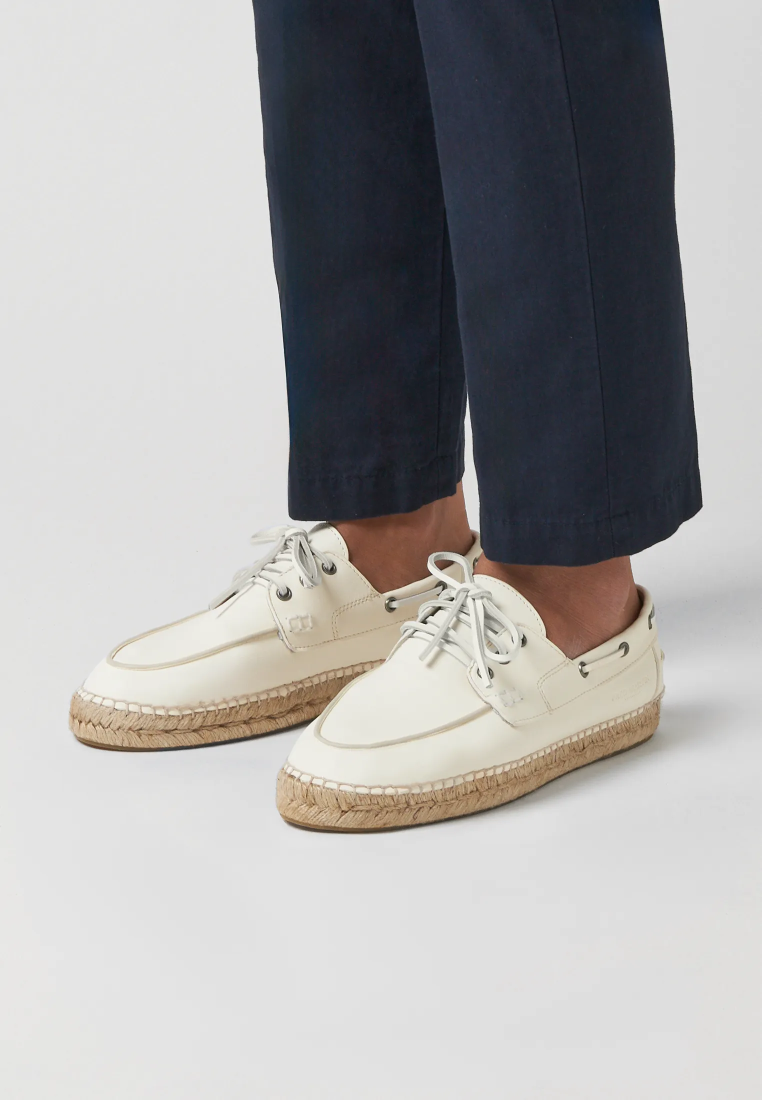 Boat Shoes - Panna Leather