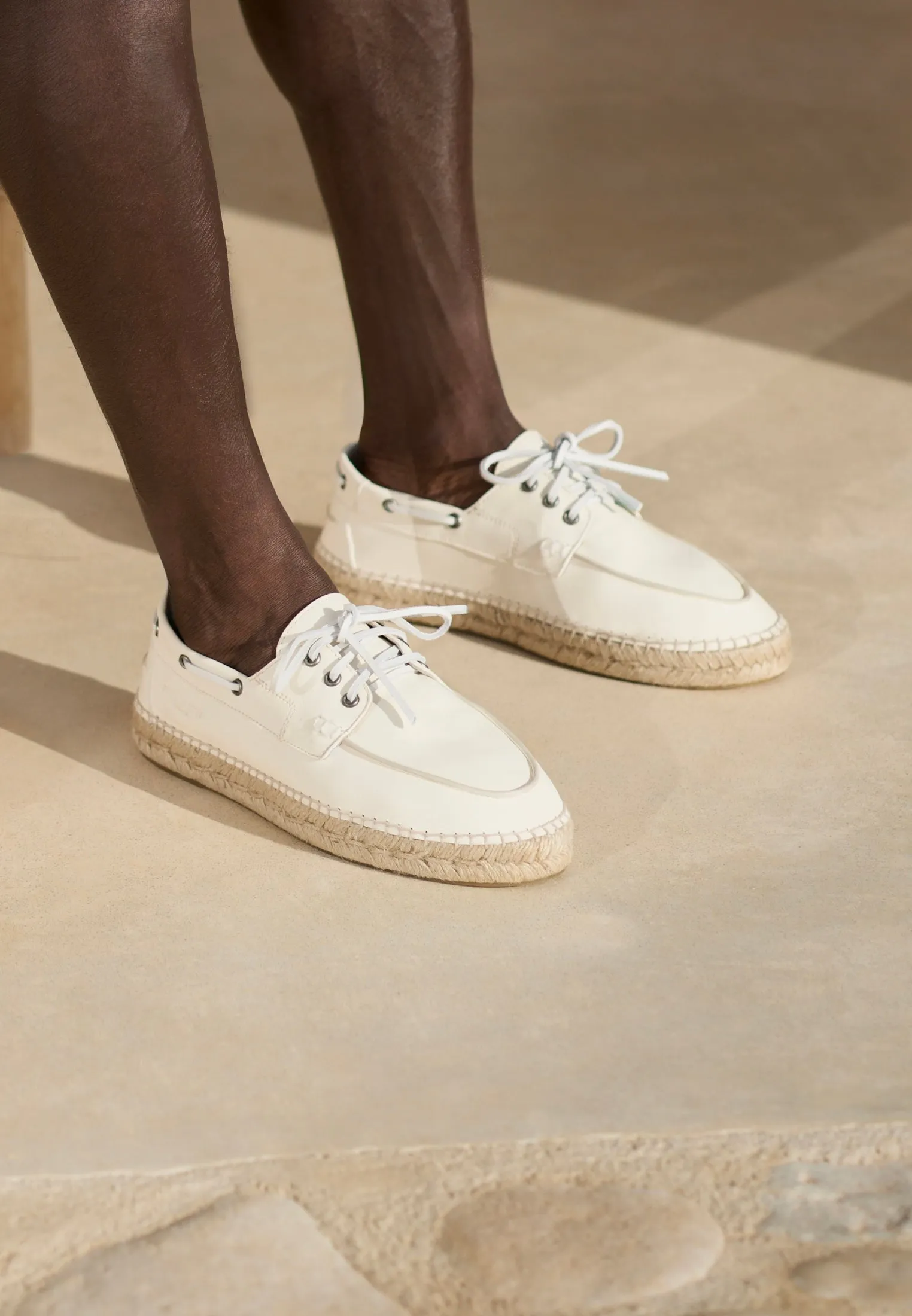 Boat Shoes - Panna Leather