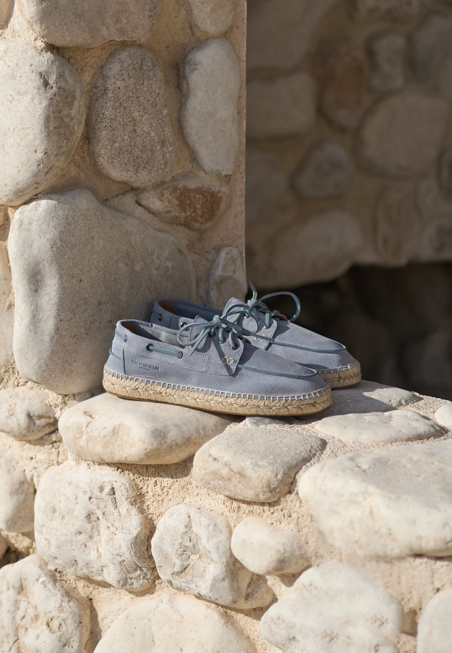 Boat Shoes - Sky Suede