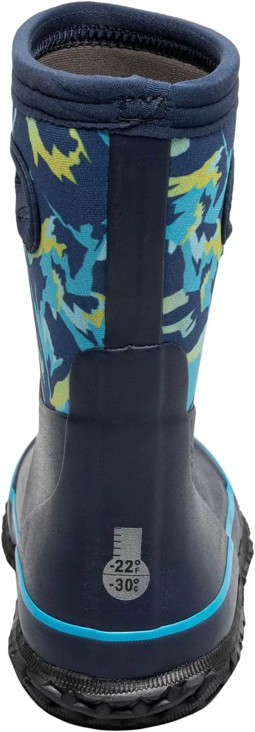 BOGS Grasp Kids Waterproof Insulated All Weather Rain Boots Mud Boots I For Snow, Rain, Winter, Mud and Cold Weather for Toddlers, Girls, Boys, Unisex