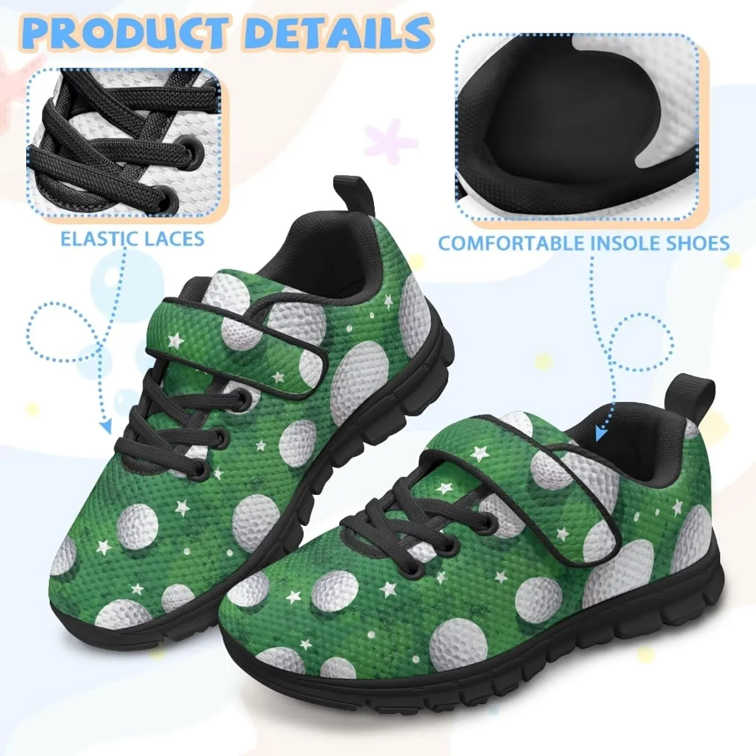 Boys Shoes Kids Sneakers Breathable Athletic Running Tennis Shoes for Little Kid/Big Kid US 11-2.5