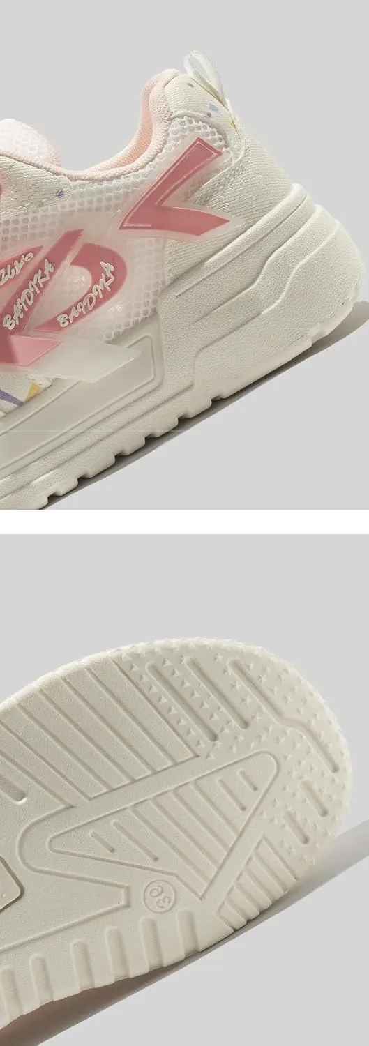 Candy Dopamine Chunky Sneakers for Women & Girls - Y2K Harajuku Kawaii Shoes, Retro Breathable Mesh Trainers with Thick Sole for Back to School, Birthday Gifts, All-Match Minimalist Streetwear Style
