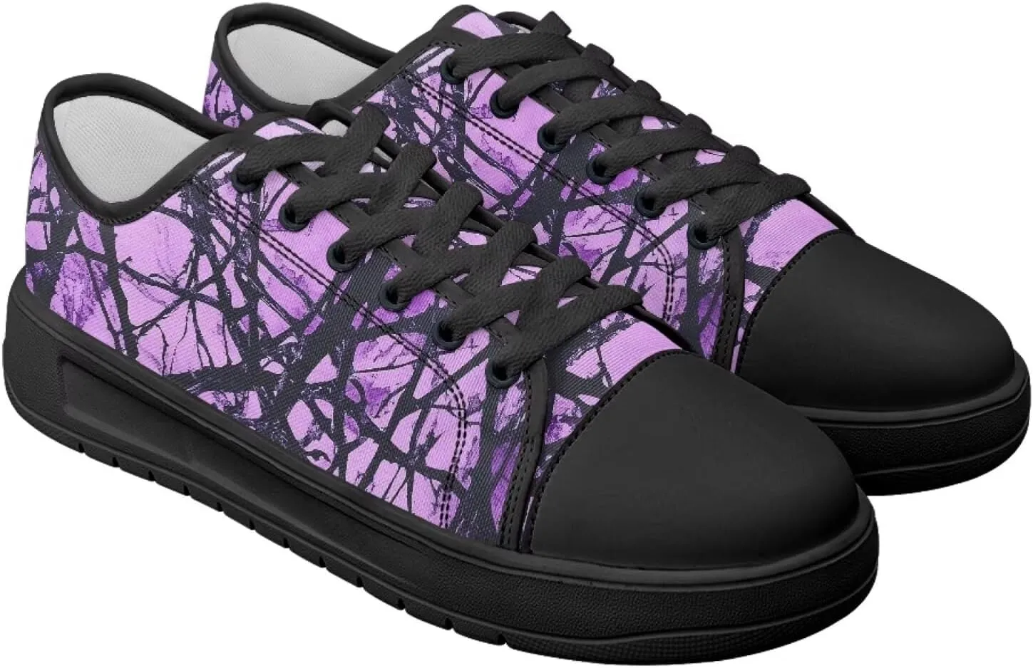 Canvar Shoes for Women Men Lace up Low Top Platform Sneakers for Walking Hiking Running
