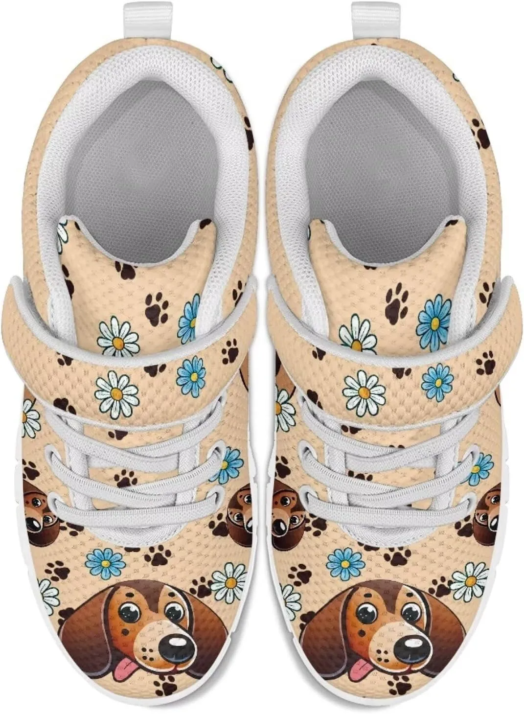 Cartoon Animals Kids Shoes Boys Girls Sneakers Unisex Lightweight Running Shoes Breathable Athletic Fitness Sneakers for Little Kid SizeUS11-15