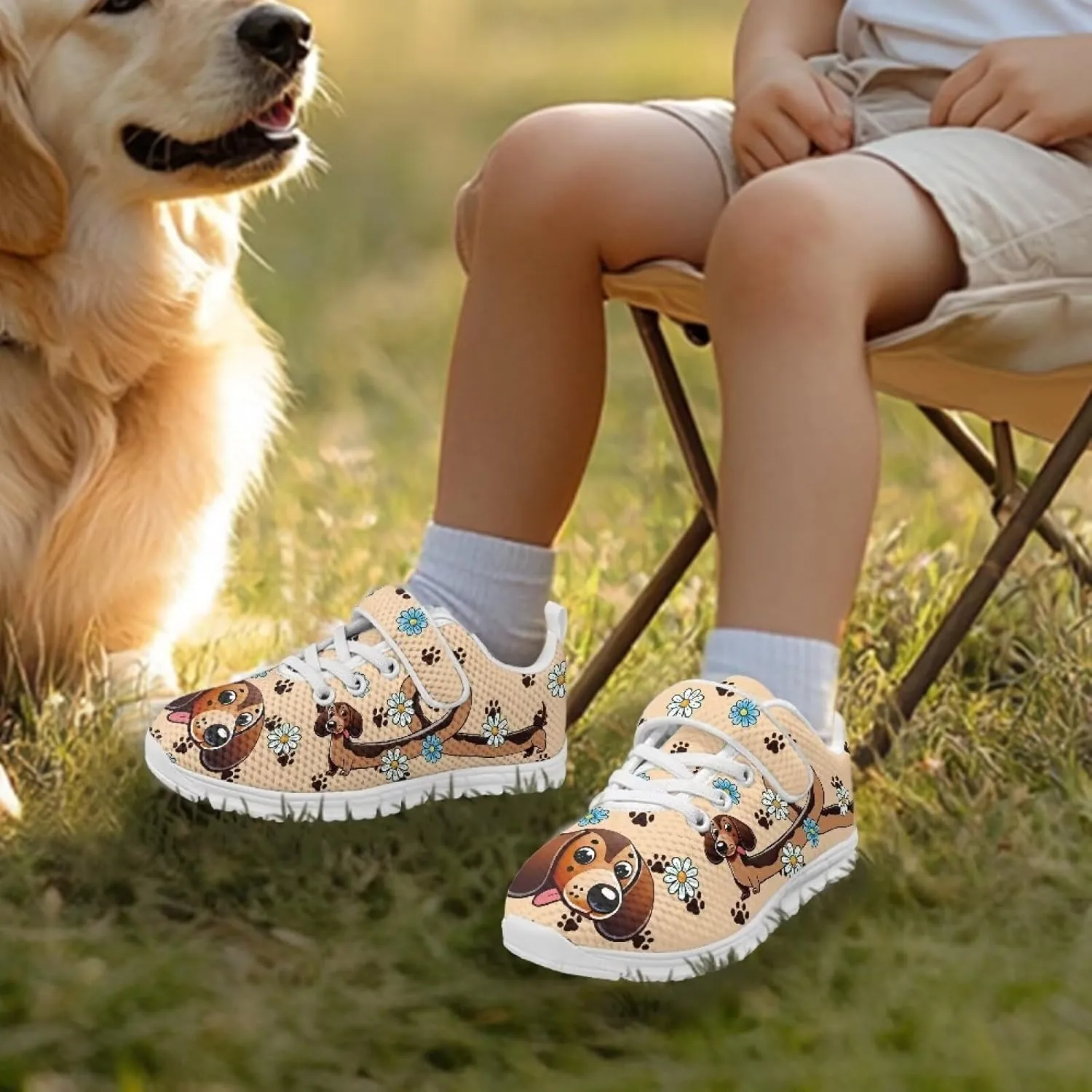 Cartoon Animals Kids Shoes Boys Girls Sneakers Unisex Lightweight Running Shoes Breathable Athletic Fitness Sneakers for Little Kid SizeUS11-15