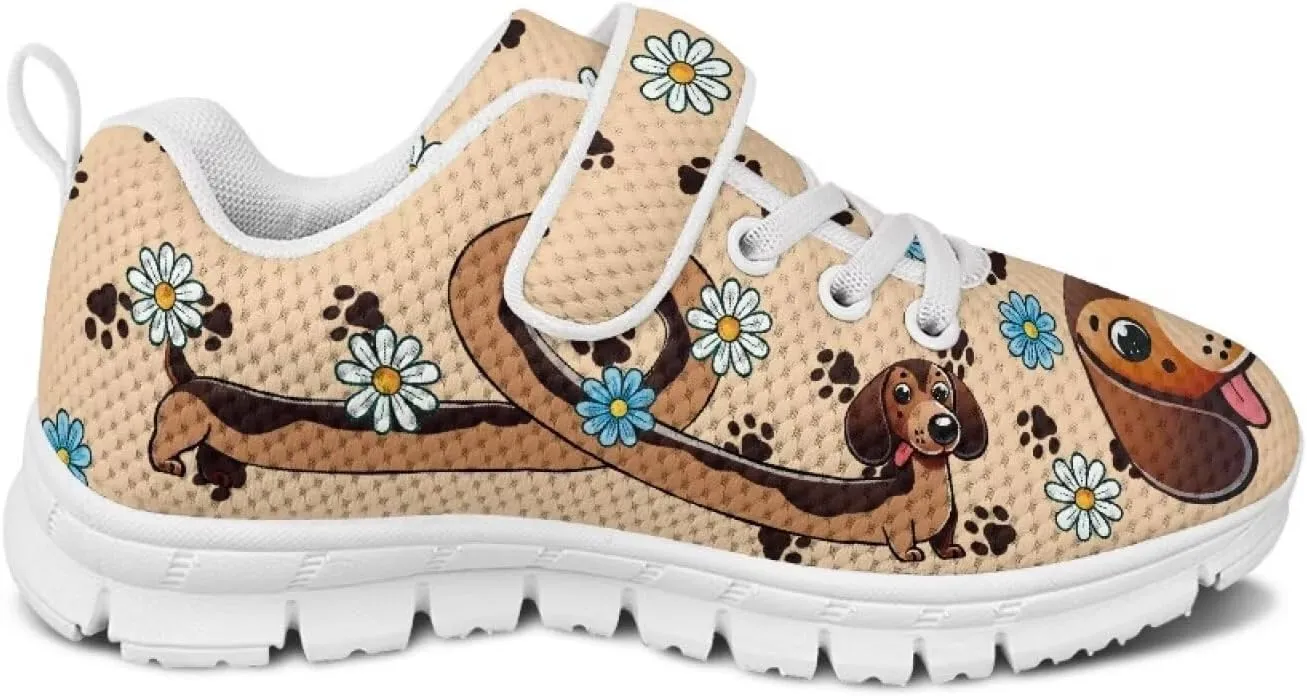 Cartoon Animals Kids Shoes Boys Girls Sneakers Unisex Lightweight Running Shoes Breathable Athletic Fitness Sneakers for Little Kid SizeUS11-15