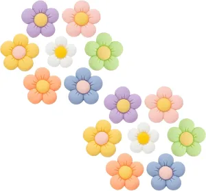 CEVILIA Flower Charms Pearl Decoration Charms,Cute Daisy Flower Shoe Charms,for Women Clog Sandals