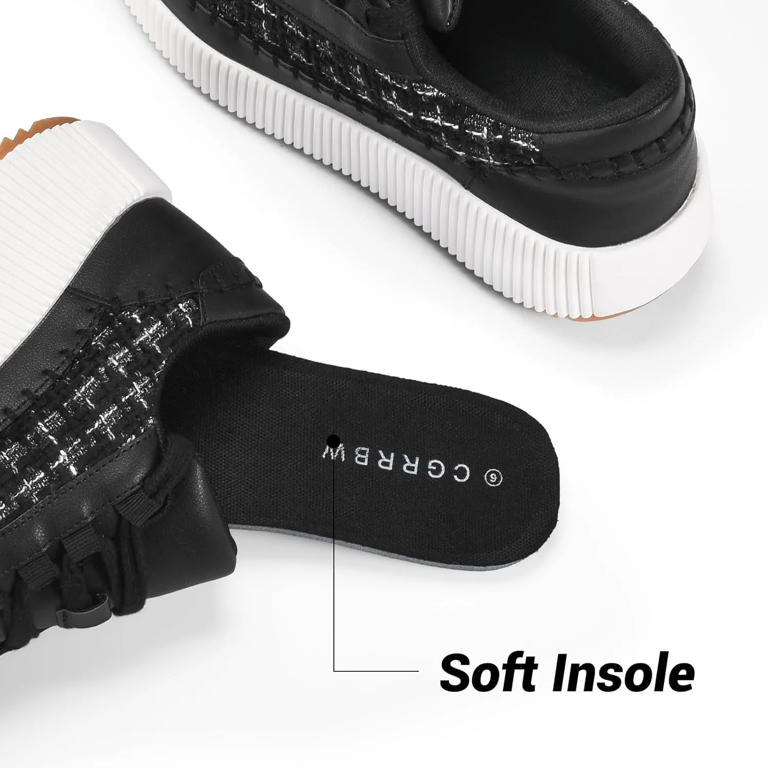 CGRRBW Women's Platform Sneakers Comfortable Fashion Sneakers Walking Shoes